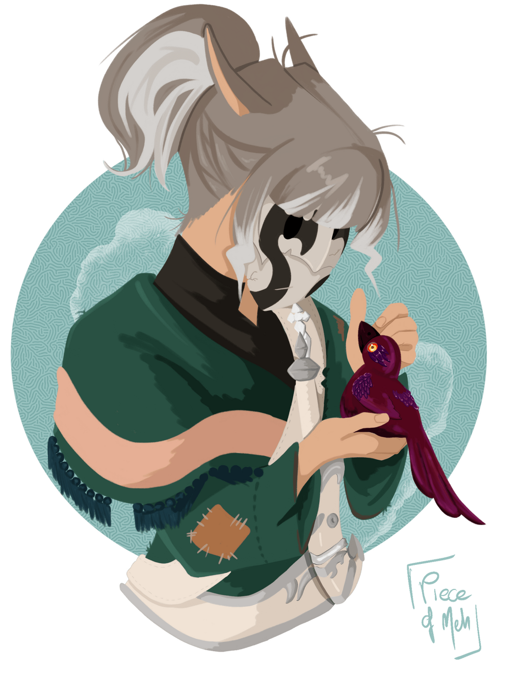 Piece of Meh, FFXIV, FinalFantasy14, Roleplayer, gamer, artist, digital artist, DND5